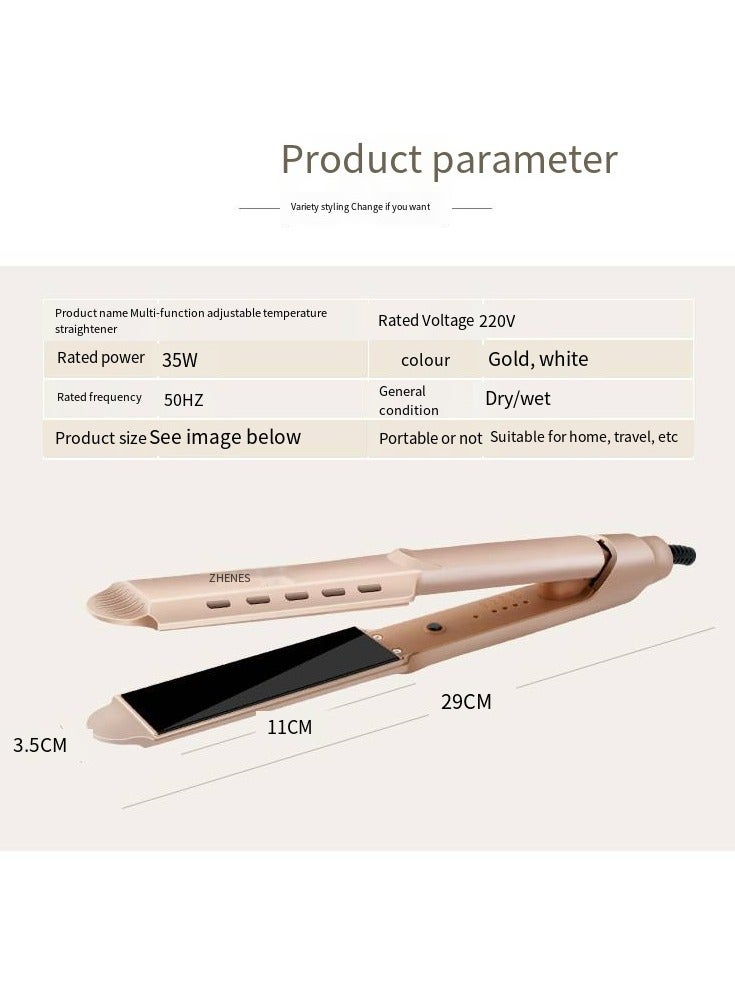 general 2-in-1 Ionic Hair Straightener & Curling Iron – Dual Styling with Ceramic Plates - Image 2