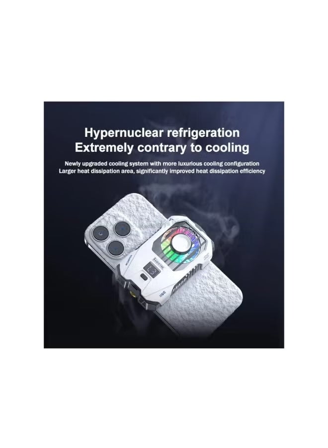 TIGER X136 Mobile Phone Cooling Fan with Adjustable Semiconductor Radiator, High-Performance Device Cooler for Intense Mobile Gaming, Reduces Heat and Boosts Performance, Quiet Operation with Strong Airflow, Ideal for Long Gameplay, Streaming and Daily Smartphone Use - Image 3