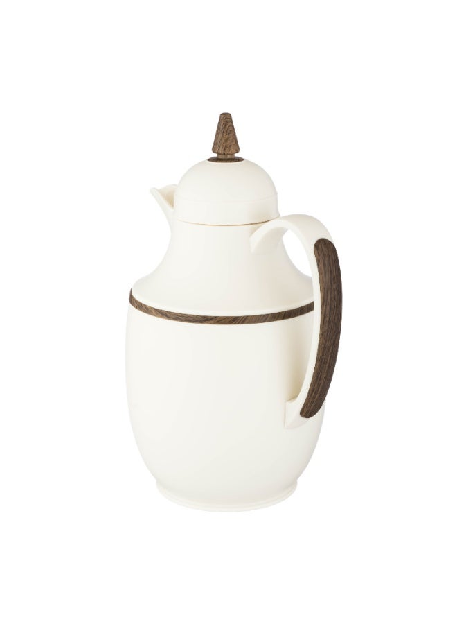 Host ✨ HOST Luxury Hospitality Thermos, 1 Liter Capacity – Elegant Ivory Design with Wooden Accents, Keeps Drinks Hot or Cold ☕🌿 - Image 5