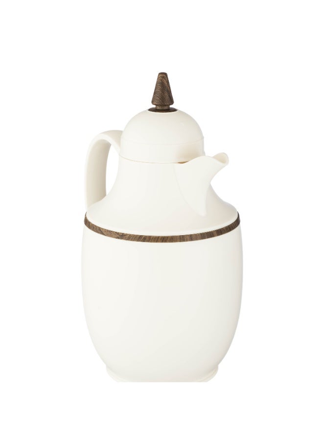 Host ✨ HOST Luxury Hospitality Thermos, 1 Liter Capacity – Elegant Ivory Design with Wooden Accents, Keeps Drinks Hot or Cold ☕🌿 - Image 4