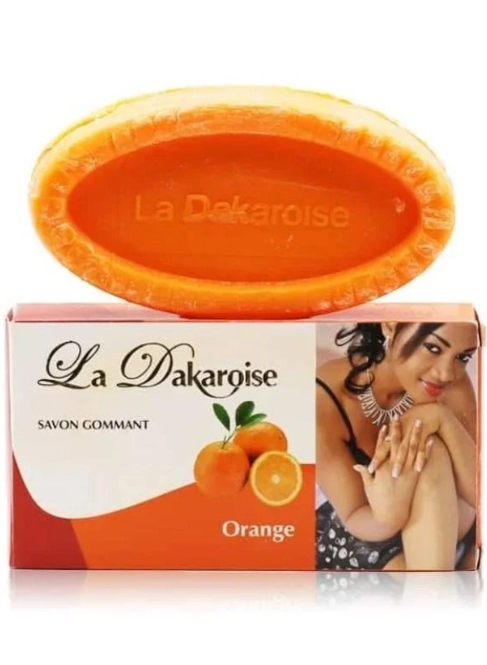 La Dakaroise Exfoliating Soap with Orange Oil