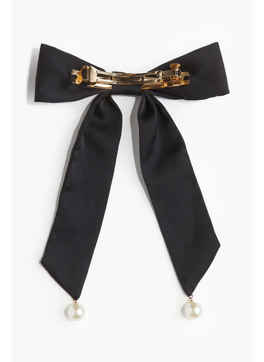 اتش اند ام Bow-Decorated Hair Clip