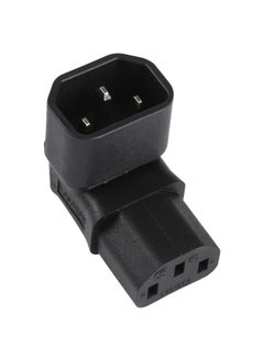 C13 to C14 Elbow (Up) AC Power Plug Adapter Converter Socket