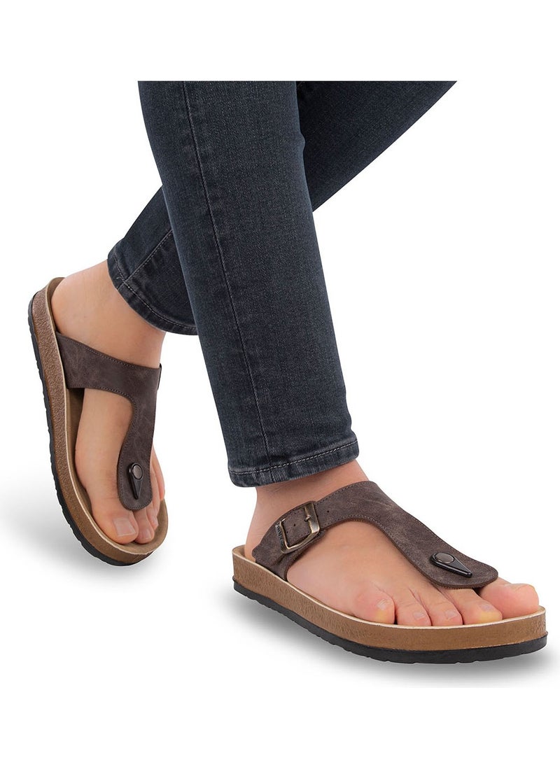 MUYA Orthopedix Snipe Anatomical Adjustable Buckled Flip-Flops for Men 31331  - Image 3