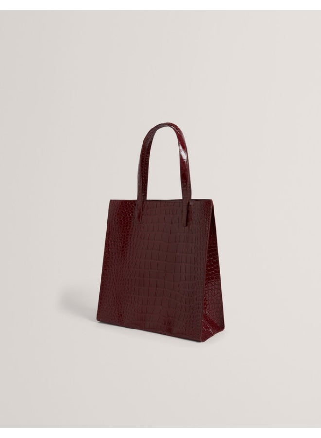 Ted Baker Croc Effect Large Icon Bag - Image 4