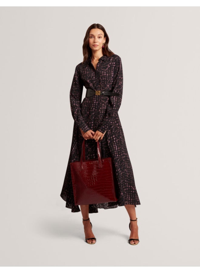 Ted Baker Croc Effect Large Icon Bag - Image 2