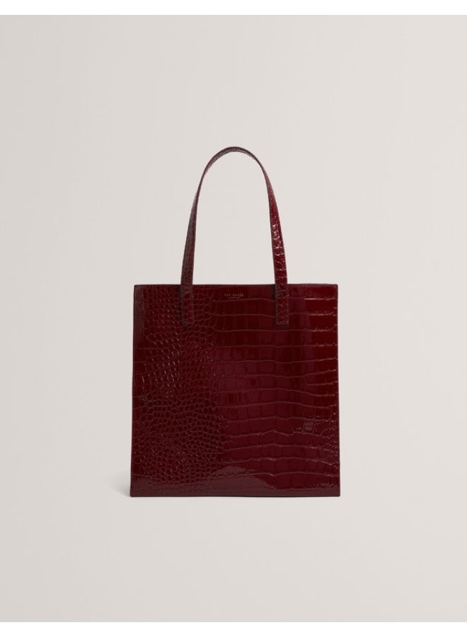 Ted Baker Croc Effect Large Icon Bag - Image 1