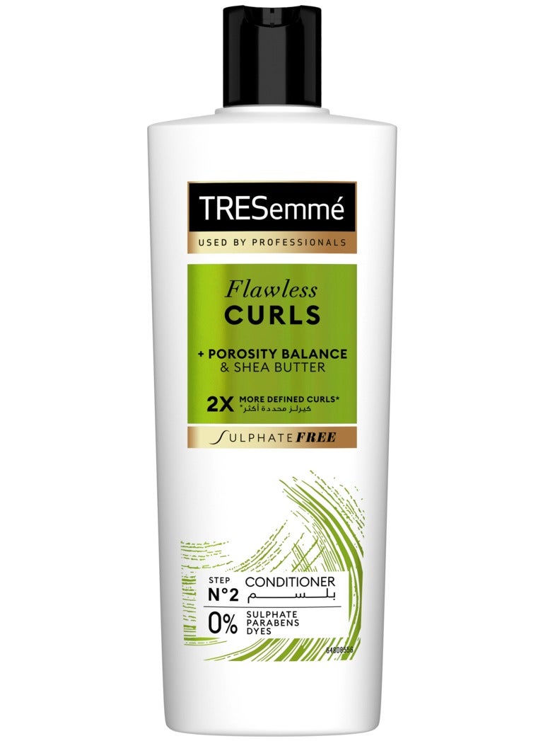 Tresemme Pro Curls Conditioner with Porosity Balance™ & Shea Butter for 2x More Hydrated Curls, Free from Sulphates, Parabens & Dyes - Image 1