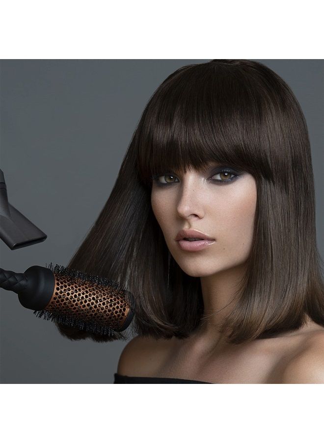 Diane Fromm Heat Duo Copper + Ceramic Thermal Round Brush 1.75" Barrel Size - Image 4