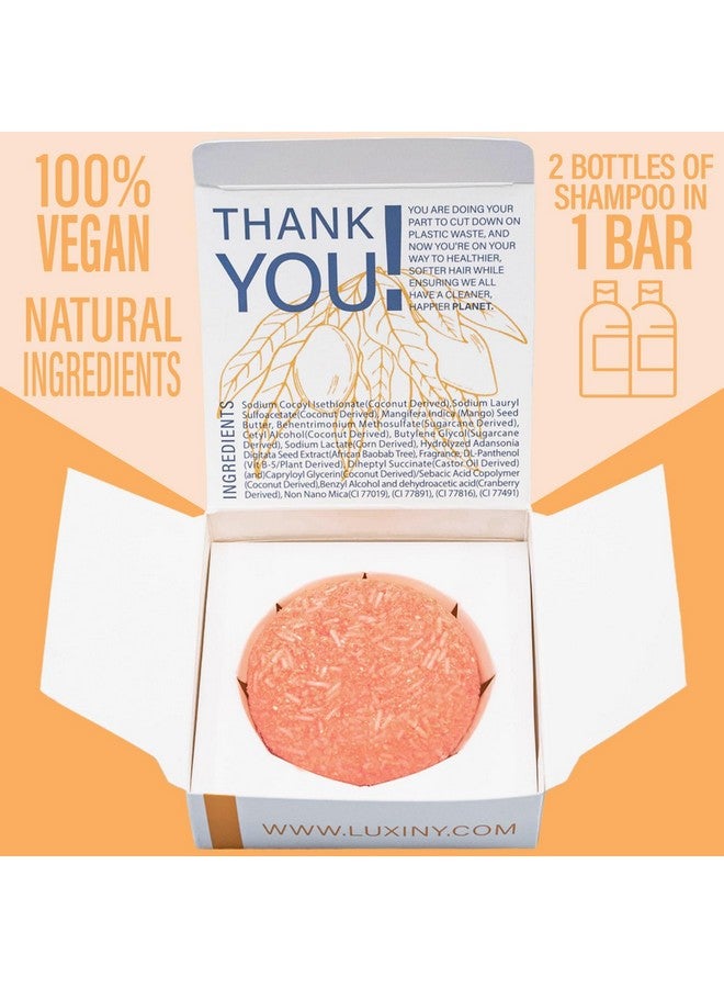 Luxiny Shampoo Bar, Natural, Made In Usa, Up To 60 Washes, Vegan, Sulfate Free, Mango, 2.2 Ounce, Shampoo Bar All Hair - Image 2