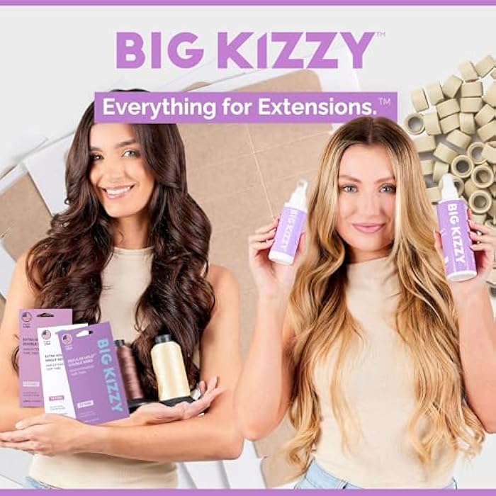 Big Kizzy F.A.T.T. Thickening Biotin Shampoo - Formulated for Extensions + Thin Hair - Sulfate & Paraben Free - Keratin & Color Safe Volumizing Shampoo, 8.5oz - Image 5