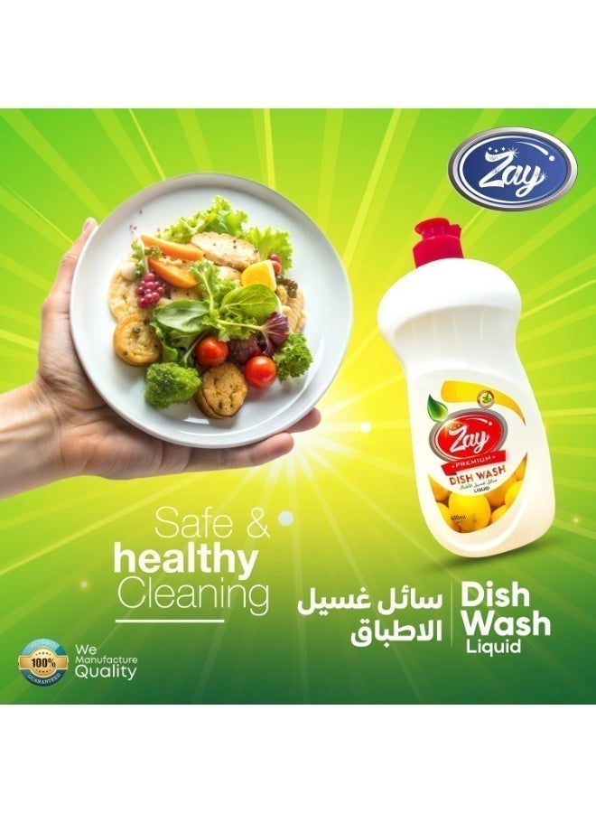 Zay Premium Dishwashing Liquid 400ML - Image 4