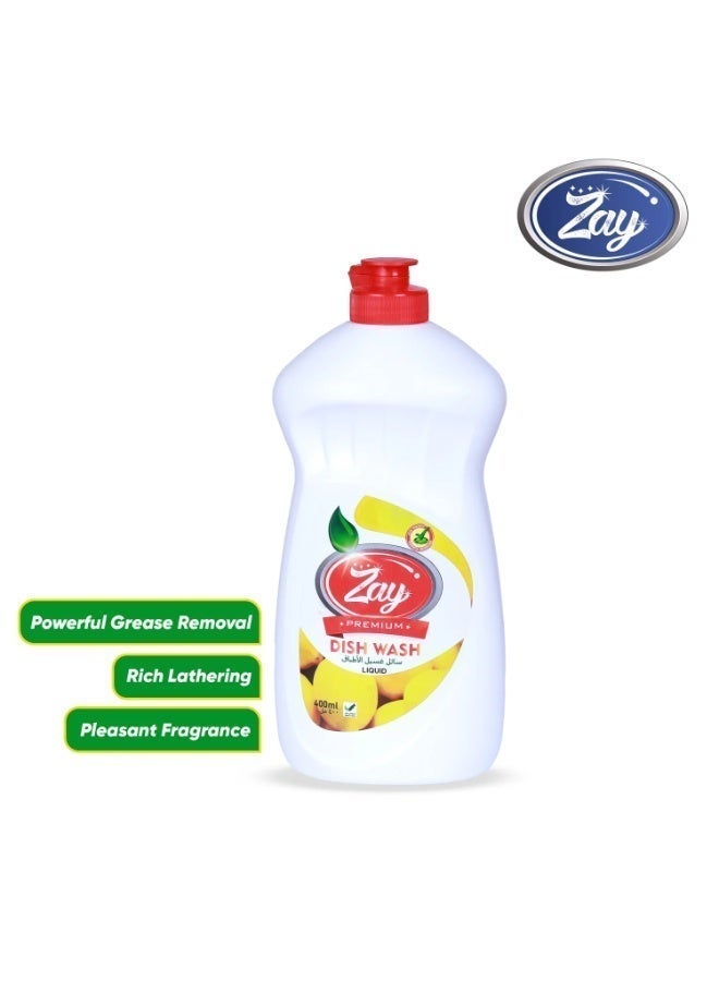 Zay Premium Dishwashing Liquid 400ML - Image 3