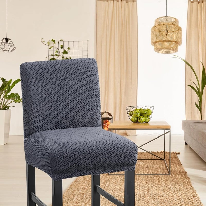 Waterproof Bar Stool Cover, Elastic Chair Slipcover for Bar Stools, Removable and Machine-Washable, Easy to Install - Image 3