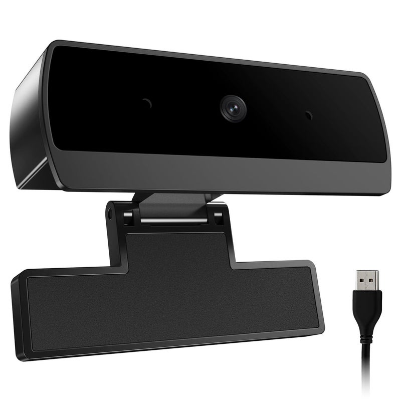 Diccik 1080P Webcam with Microphone, Full HD Web Camera for Desktop Computer and Laptop USB Computer Camera for PC Pro Streaming Webcam for Zoom/Skype/Teams, Plug and Play PC for Windows &Mac - Image 1