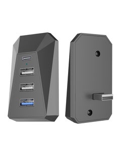 Excefore Glovebox USB Hub for Model 3/Y,  Glove Box Hub Docking Station for Tesla Charger, Compatible 4-in-1 Docking Station of Center Console Smart Sensor, for Data Transferring Charging Music Games  - Image 2
