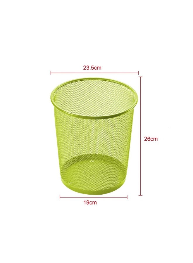 MOTARRO Metal Colorful Paper Bin (MI010-1C)23.5×19×26.5cm Trash Can for Home Office & Study–Assorted - Image 3