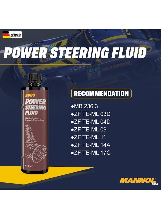 Mannol Power Steering Fluid and Clutch Hydraulic Systems - Image 3