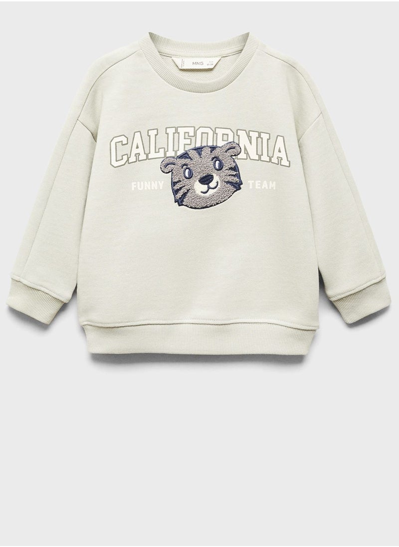 MANGO - Infant California Sweatshirt - Image 1
