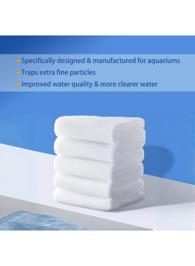 sunjojo Aquarium Filter Media, Newly Premium Filter Pads for Aquarium, 39x11.8inch,Aquarium Filter Floss for Fish Tank Sponge Pad Foam Filter Accessories for Pond - Image 2