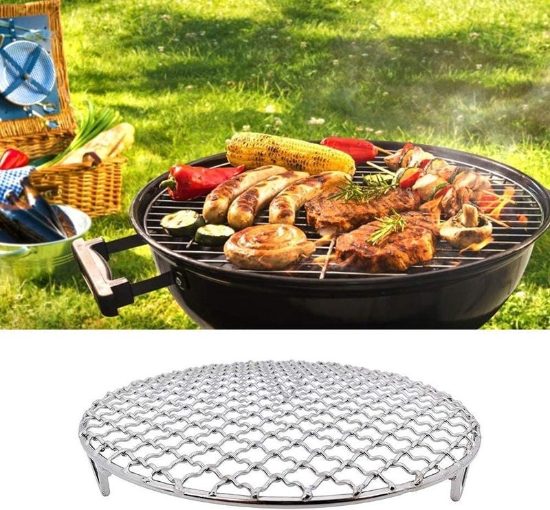 klarako Canning Rack Steaming Cooling and Baking Barbecue Rack Stainless Steel Round Wire Racks Fit for Air Fryer Pressure Cooker - Image 5