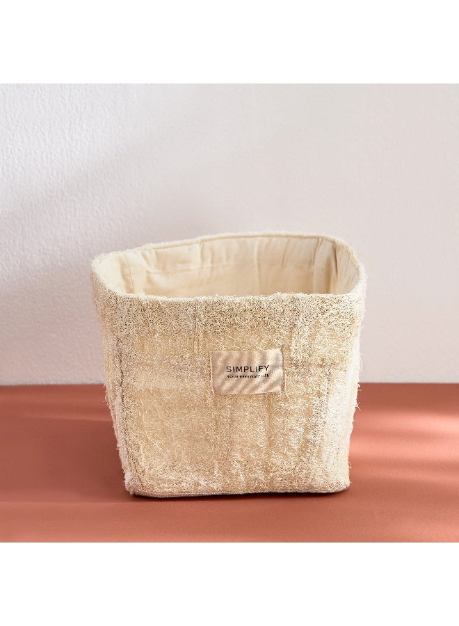 Home Box Bella Luffa Box Planter with Wooden Tag - 14x14x11 cm  - Image 2