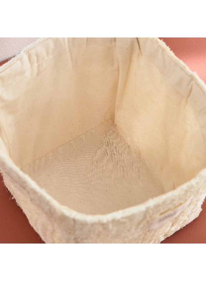 Home Box Bella Luffa Box Planter with Wooden Tag - 14x14x11 cm  - Image 4