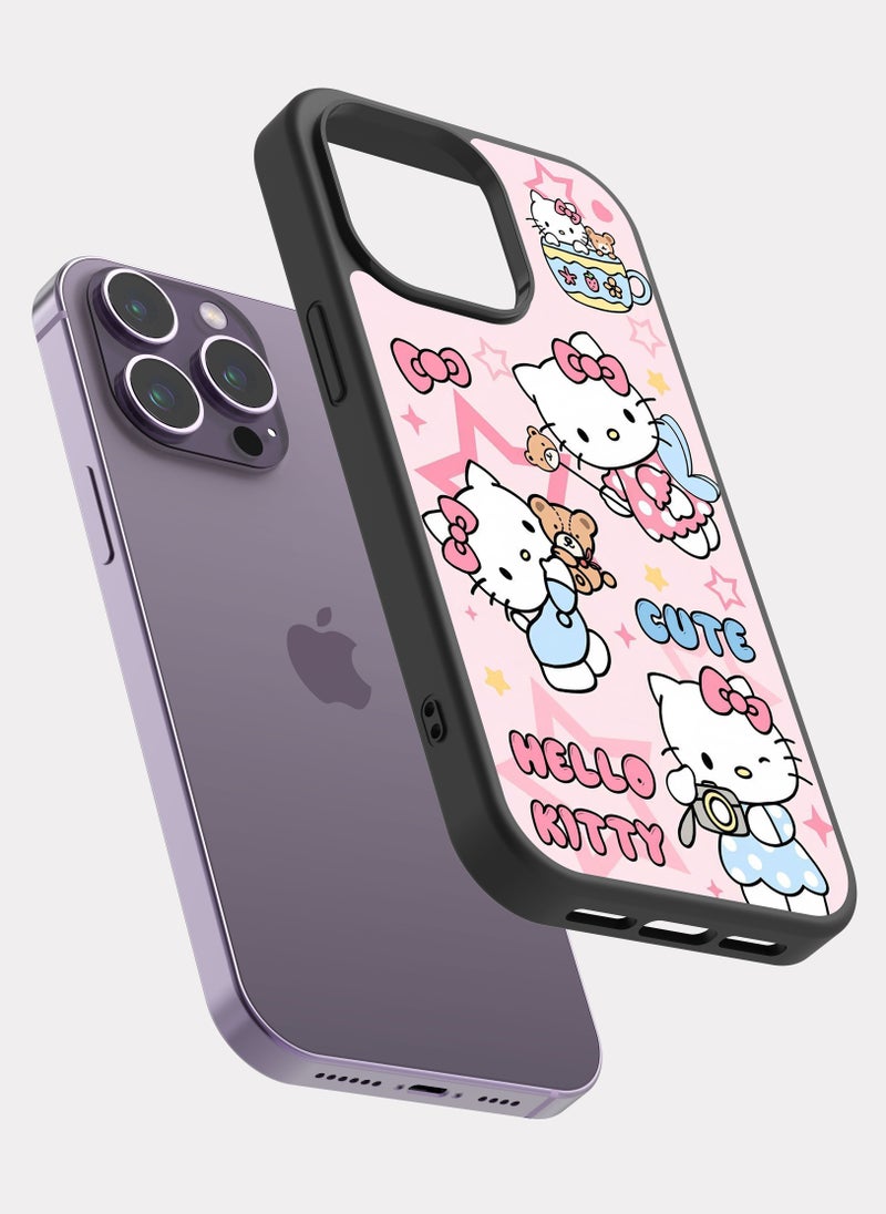 PXLAAT iPhone 14 Pro Max case cover Hello Kitty Rosa - Image 2