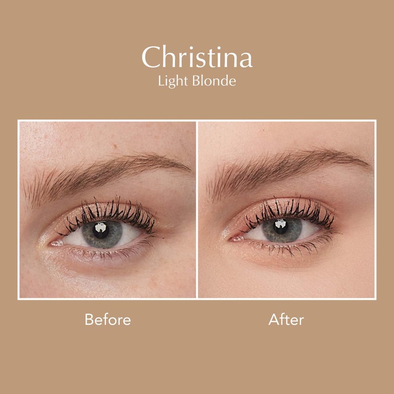 Thrive Causemetics Instant Brow Fix Semi-Permanent Eyebrow Gel, Waterproof Tinted Eye Brow Gel with Vitamin B5, Smudge-Proof, Vegan & Cruelty Free, Christina (Light Blonde) - Image 3
