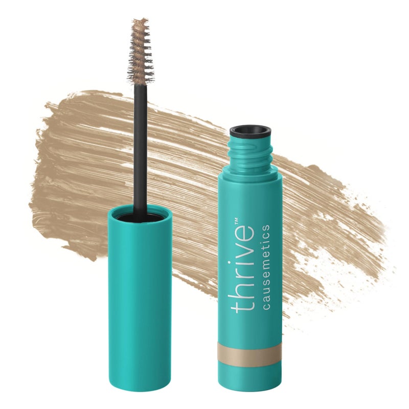 Thrive Causemetics Instant Brow Fix Semi-Permanent Eyebrow Gel, Waterproof Tinted Eye Brow Gel with Vitamin B5, Smudge-Proof, Vegan & Cruelty Free, Christina (Light Blonde) - Image 1