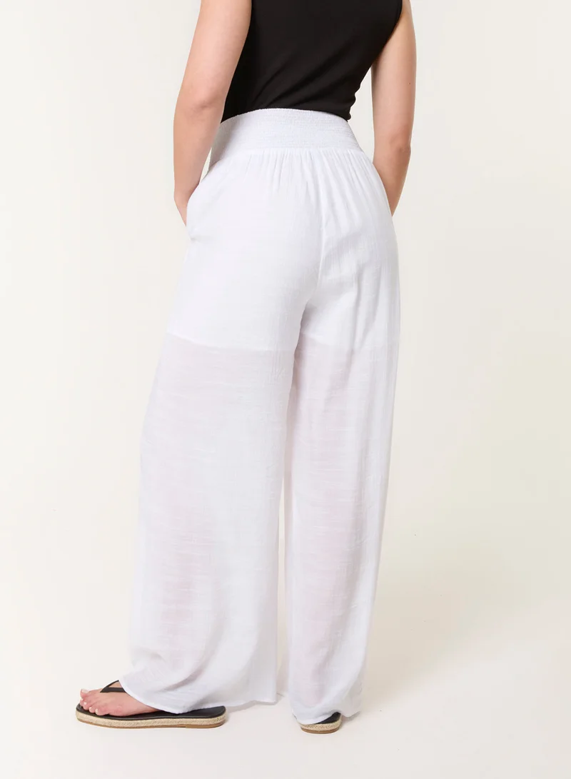 بلو فانيلا Shirred Trousers