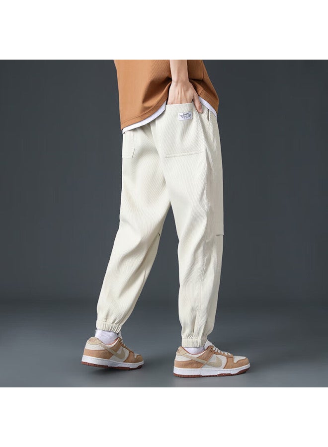 Foss Phil Men's Pants, Spring And Summer, Loose-fitting, Athletic Cargo, Tapered Straight-leg, Casual Sports Trousers, 3308 Khaki, 2XL - Image 2