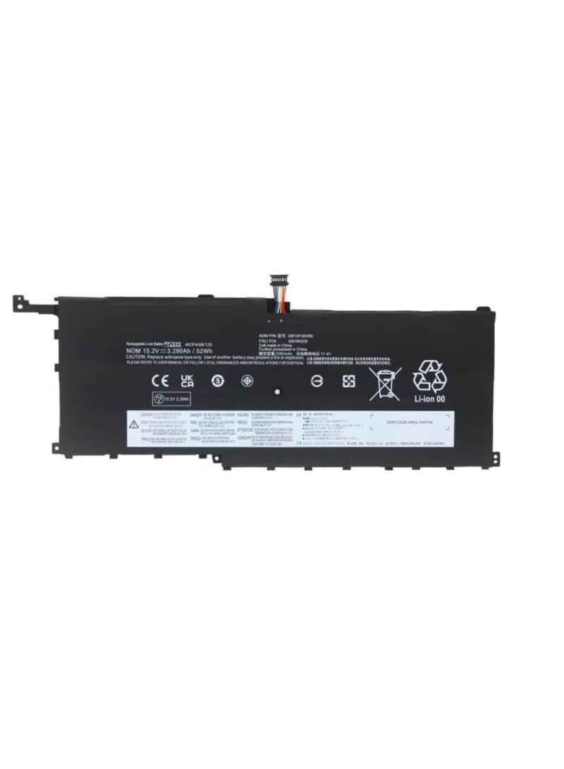 Terabyte 01AV409 Replacement Battery Compatible with ThinkPad X1 Carbon 4th Gen 2016 SB10K97566 00HW029 01AV410 01AV439 01AV441 00HW028 01AV457 01AV458 01AV444 01AV444 01 AV438 01AV440 - Image 1