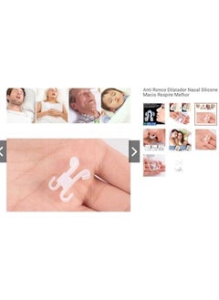 Generic (MySouq - Store) (2 PC) Selicon Snoring Arrestor Anti Snoring Nose Clip Effectively Improve Sleep Aid Apnea Guard Night Device Silicone Nasal Plug  - Image 5