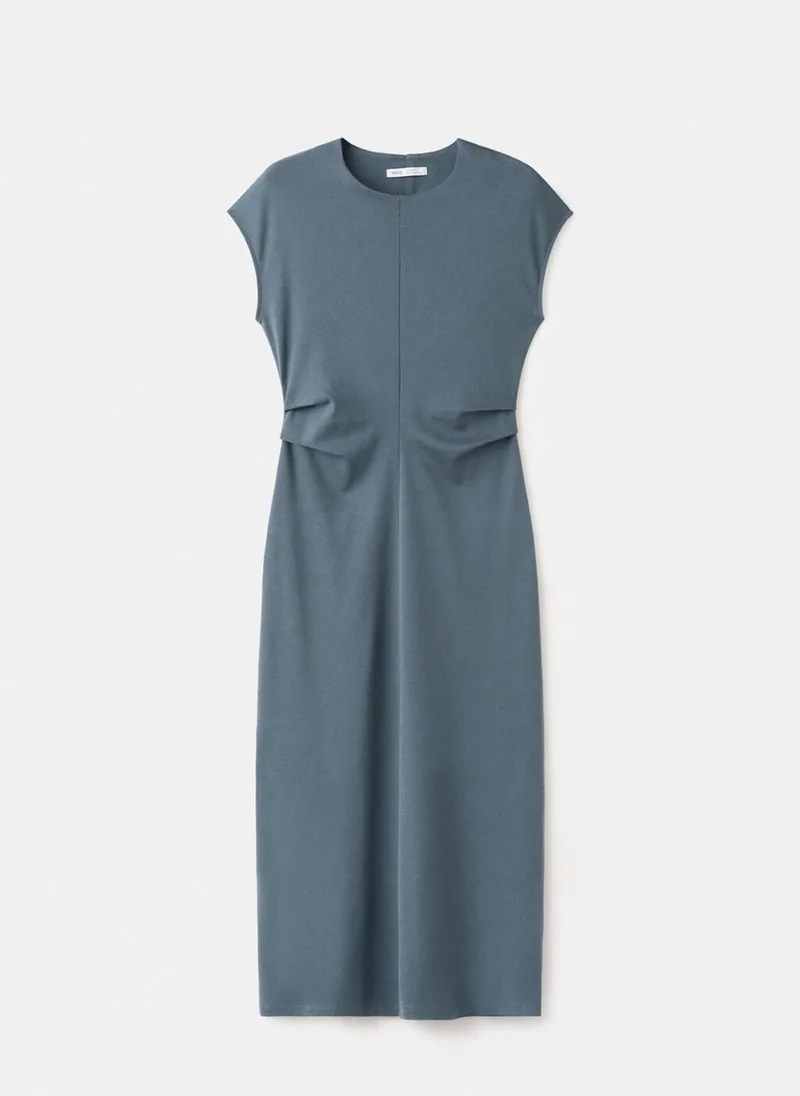 Mango  Midi-dress with draped detail for Women | Best Price UAE
