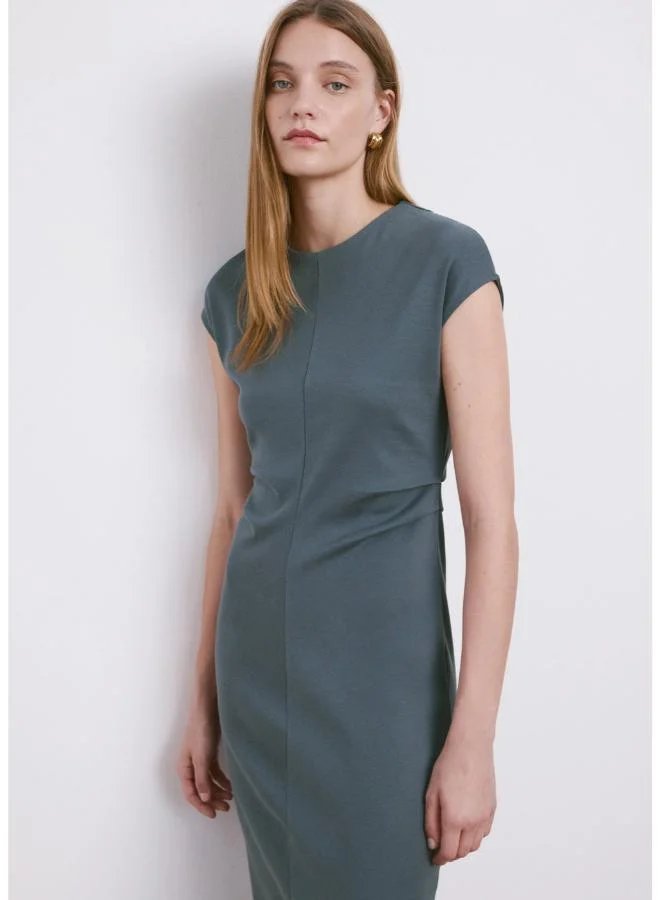 Mango  Midi-dress with draped detail for Women | Best Price UAE