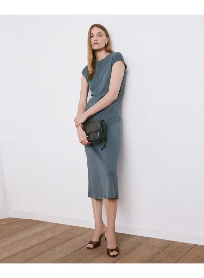 Mango  Midi-dress with draped detail for Women | Best Price UAE