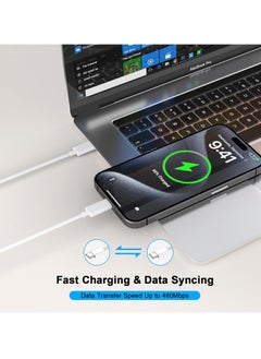 LIVVY 20W USB-C Fast Charger for iPhone 14/13/12/11 Pro Max/Plus/XR/XS/SE/X - 2M Foldable Wall Plug & 6.6FT Fast Charging Cable, UK PD Type-C Power Adapter  - Image 5
