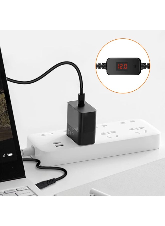 OSHIMA USB C to DC PD Adapter Cable, PD To DC Adapter Cable,5V/9V/12V/15V/20V with 10 Converter Heads for Modem Routers Notebooks - Image 5