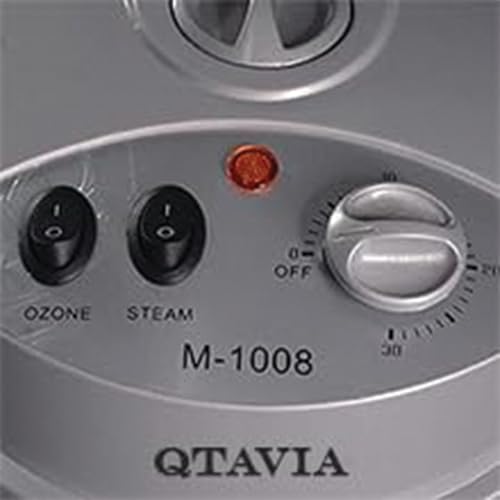 Qtavia 2-in-1 Facial Steamer and Hair Steamer Face Sauna Humidifier Hot Mist Moisturizing for SPA Skin Care Salon Beauty Barber Equipment (Black)1008 multi color stemer for home - Image 5