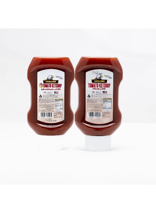 Excellence Hot Tomato Assorted Ketchup, 2x555g - Image 2