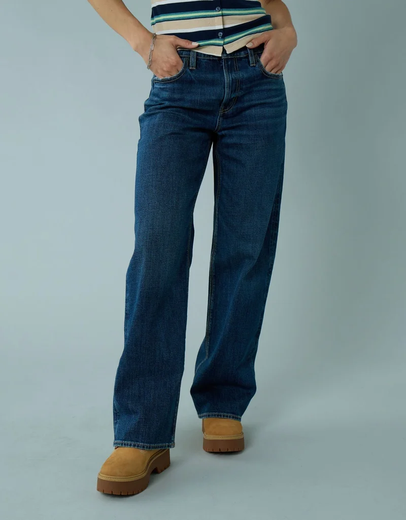 AE Stretch High-Waisted Stovepipe Jean