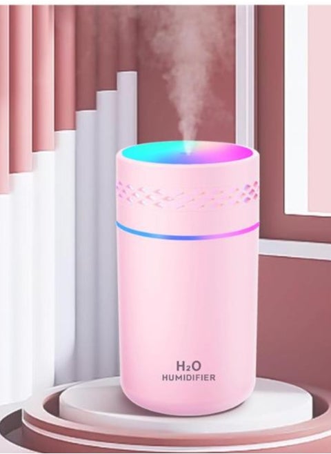Car Humidifier Diffuser 260ml Type-C Essential Oil Aromatherapy Diffuser with Colorful Light Cool Mist Air Humidifier Car Air Purifier USB Quiet for Car Plants Home