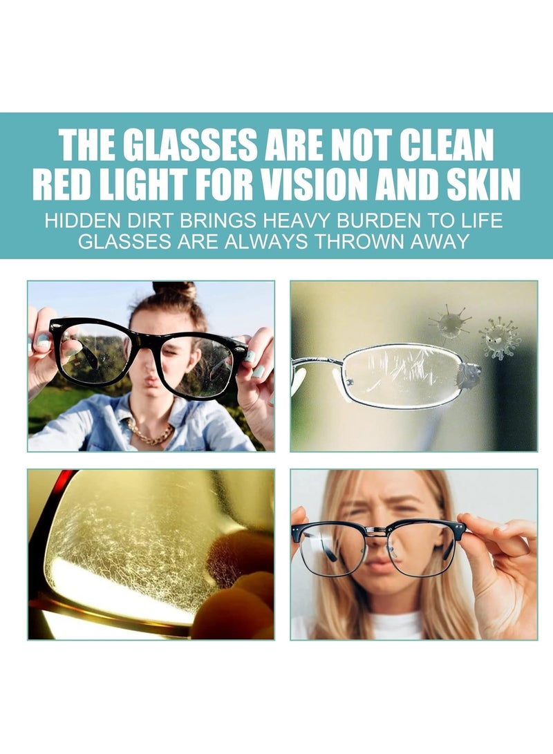 JUE-FISH Lens Scratch Remover Spray - 100ml Eye Glasses Lens Cleaner, Glasses Lens Scratch Repair, Eye Glass Windshield Glass Repair Liquid, Screen and Eyeglass Cleaner, for Screen Cleaner Tools - Image 2