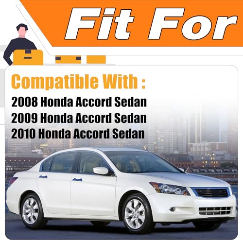 LEVANLIGHT Fog Lights Assembly For 2008-2010 Honda Accord Sedan |Driving Fog Lights Lamps Clear Lens | With H11 12V 35W Halogen Bulbs & Wiring Harness Kit - Image 3