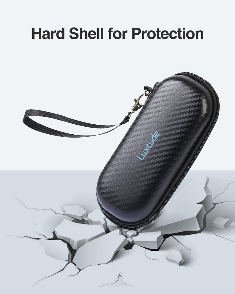 Luxtude Double Glasses Case Hard Shell, Double Eyeglass Case Travel Sunglasses Cases, Dual Sunglasses Organizer Storage for Women Men - Image 4