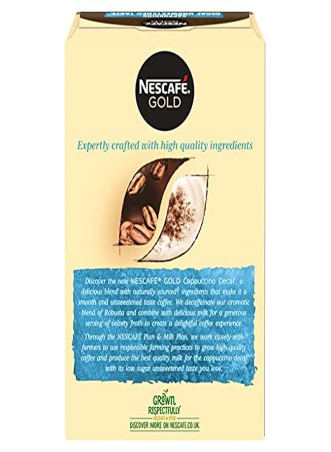 Nescafe Gold Decaf Cappuccino Unsweetened Coffee, 120 g - Image 2