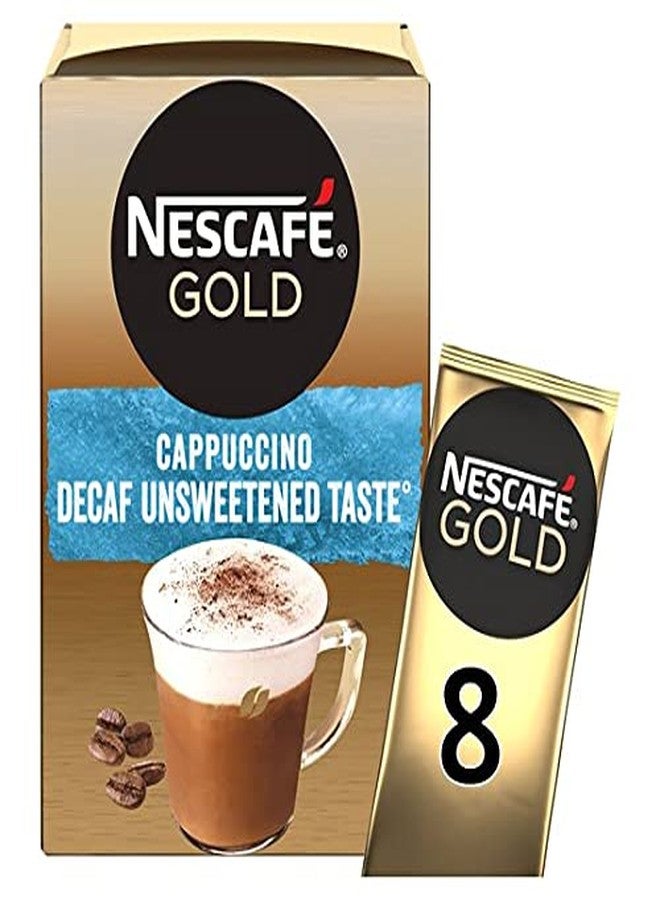 Nescafe Gold Decaf Cappuccino Unsweetened Coffee, 120 g - Image 3