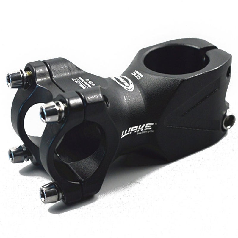WAKE 25.4 Stem 60mm Bike Stem Wake Mountain Bike Stem Short Handlebar Stem for Most Bicycle, Road Bike, MTB, BMX, Fixie Gear, Cycling (Aluminum Alloy, Black) - Image 5