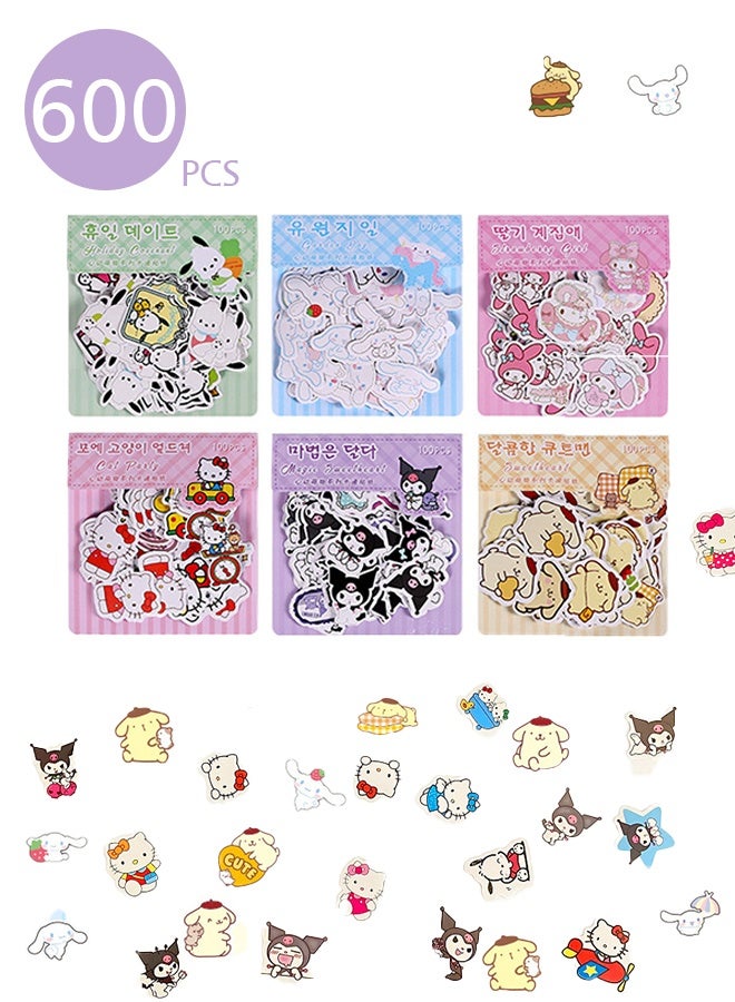 ليمون مجموعة ملصقات كرتونية من 600 قطعة، مناسبة لأجهزة الكمبيوتر المحمولة وزجاجات المياه وحقائب السفر وألواح التزلج وأجهزة الكمبيوتر، مقاومة للماء وقابلة لإعادة الاستخدام للأطفال والمراهقين والأولاد والبنات. - Image 1